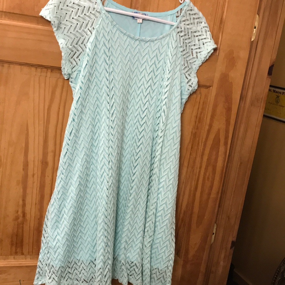 Large J Gee mint dress